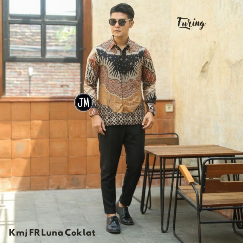 kemeja Luna Coklat