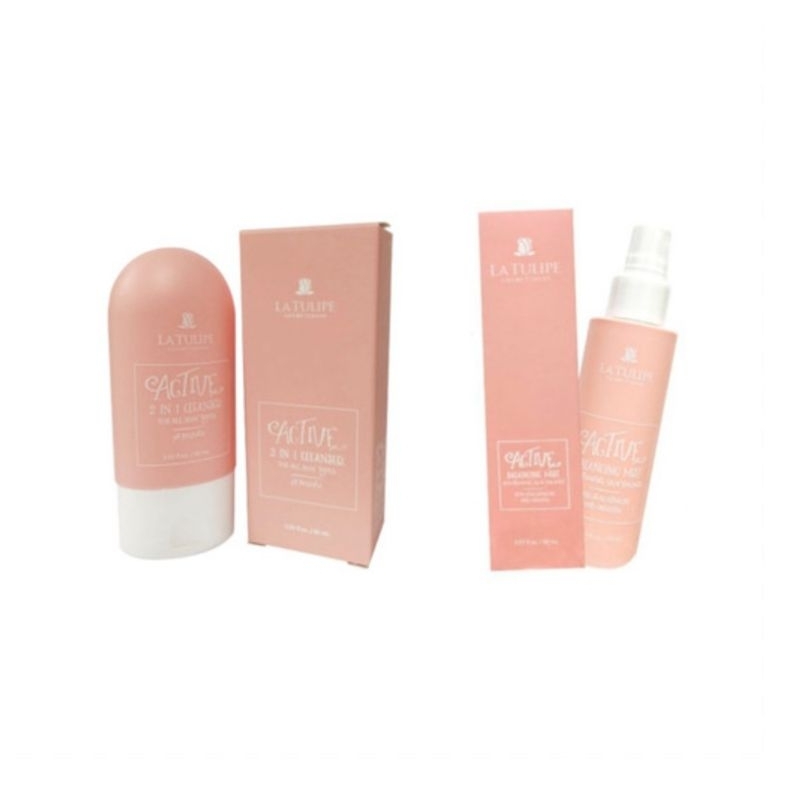 LATULIPE ACTIVE SERRIES BALANCING MIST&2IN1 CLEANSER