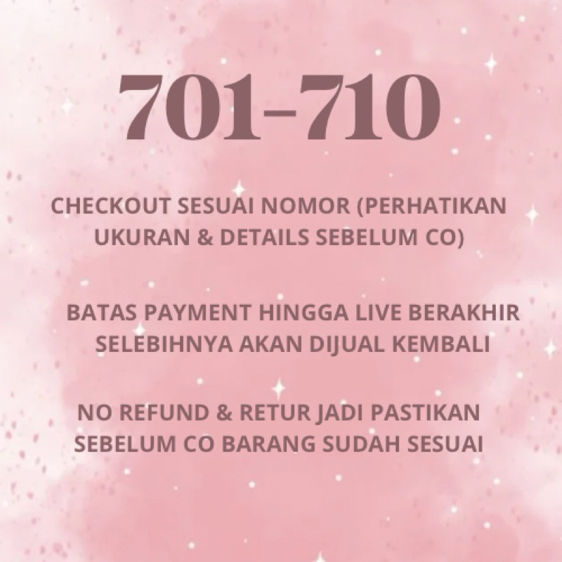 KODE CHECKOUT 701-715
