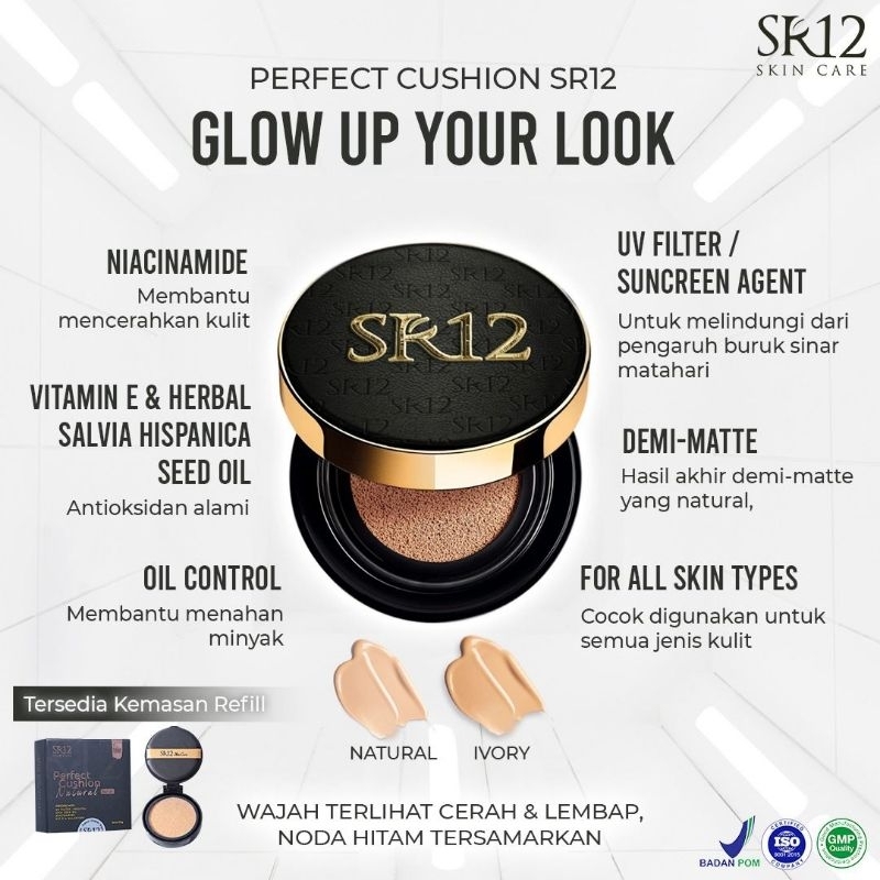 Perfect Cushion SR12/Full Coverage/Oil Control & Long Lasting