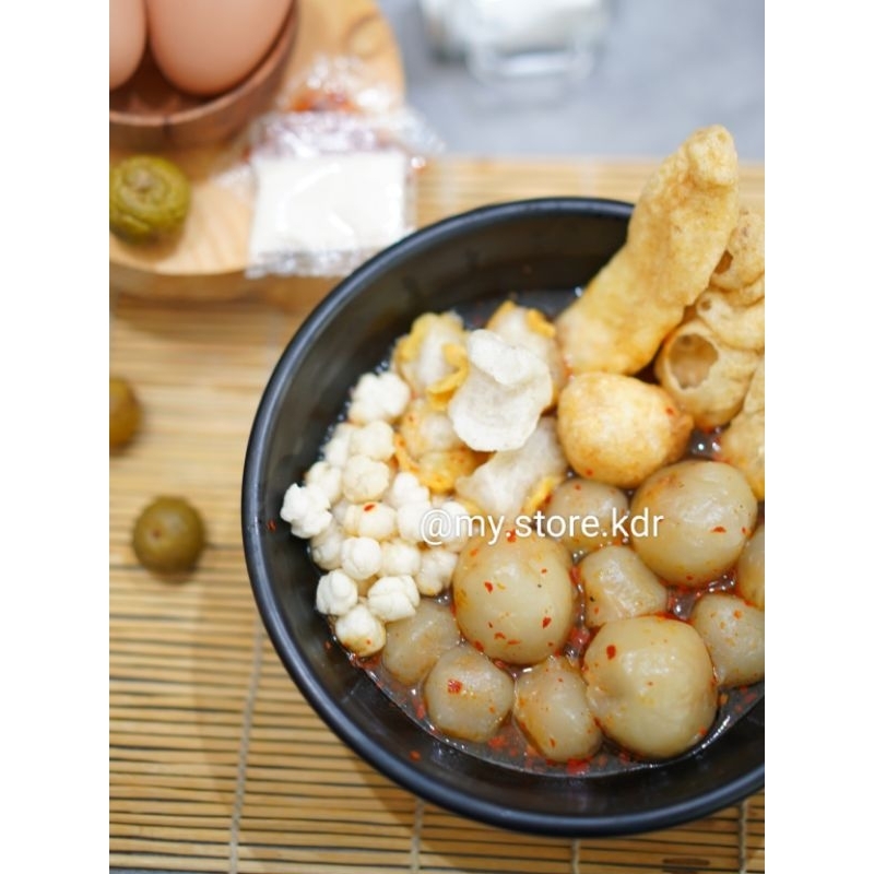 Baso Aci Ayam Suwir Pedas