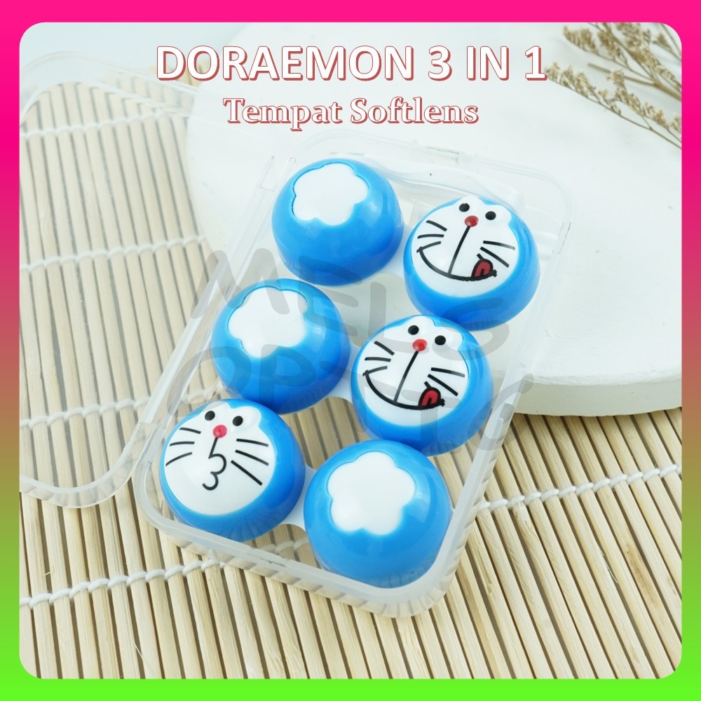 Tempat Softlens Doraemon (3 in 1)