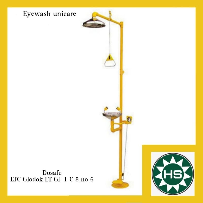 Eyewash unicare emergency shower