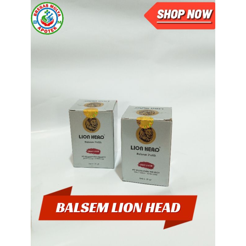 BALSEM LION HEAD/ BALSEM CAP SINGA/BALSEM PUTIH