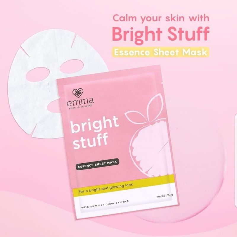 EMINA BRIGHT STUFF ESSENCE SHEET MASK 23 GR