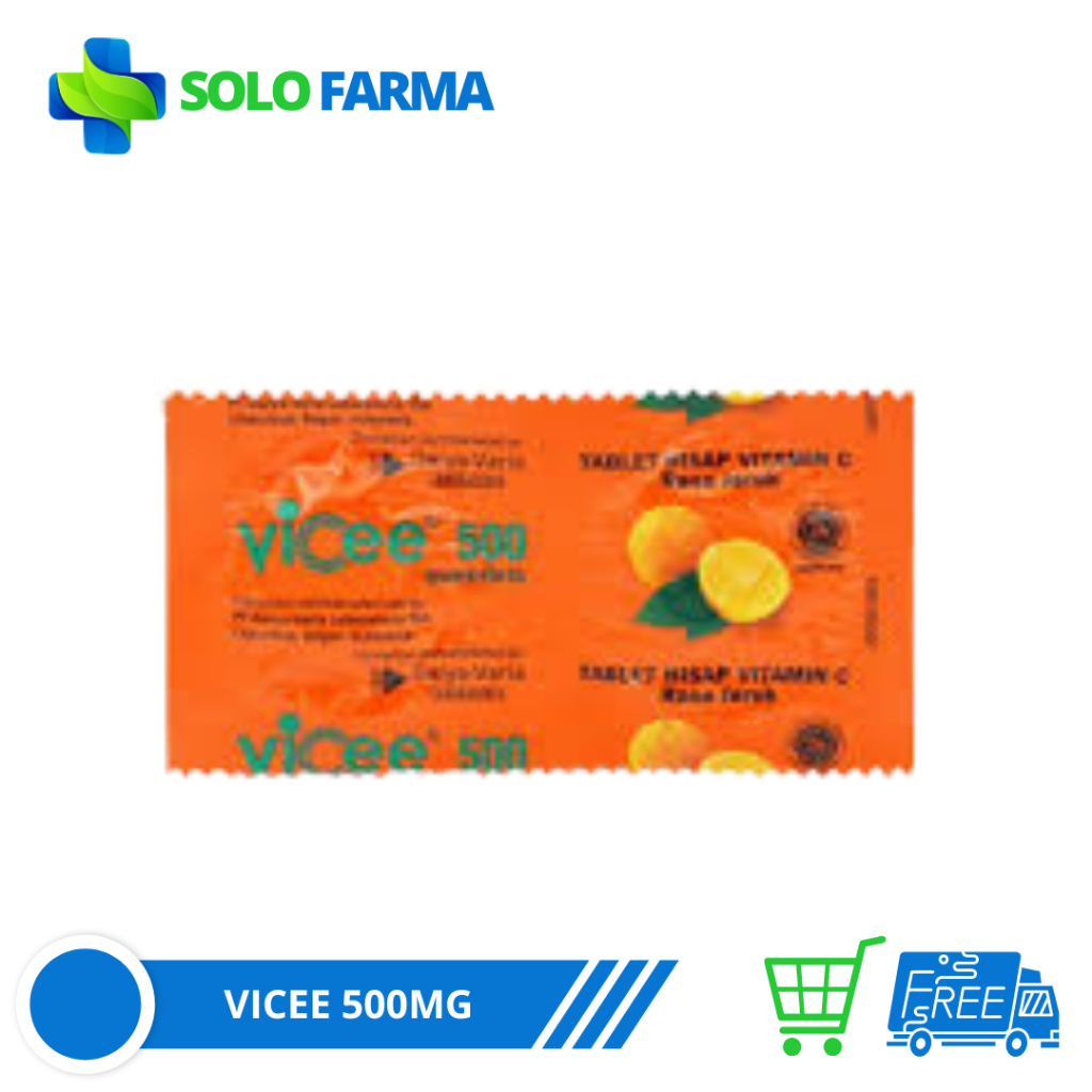 Vicee Jeruk Vitamin C Suplement 2 Tablet Hisap
