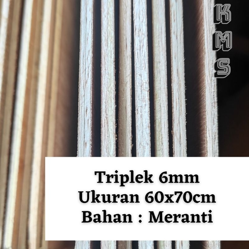Triplek 60x70cm 6mm