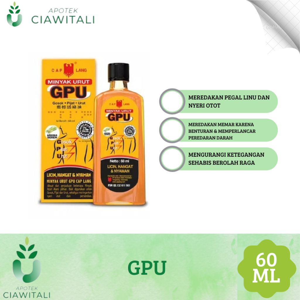 GPU MINYAK URUT SEREH