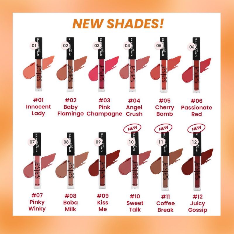 salsa dynamatte lip cream