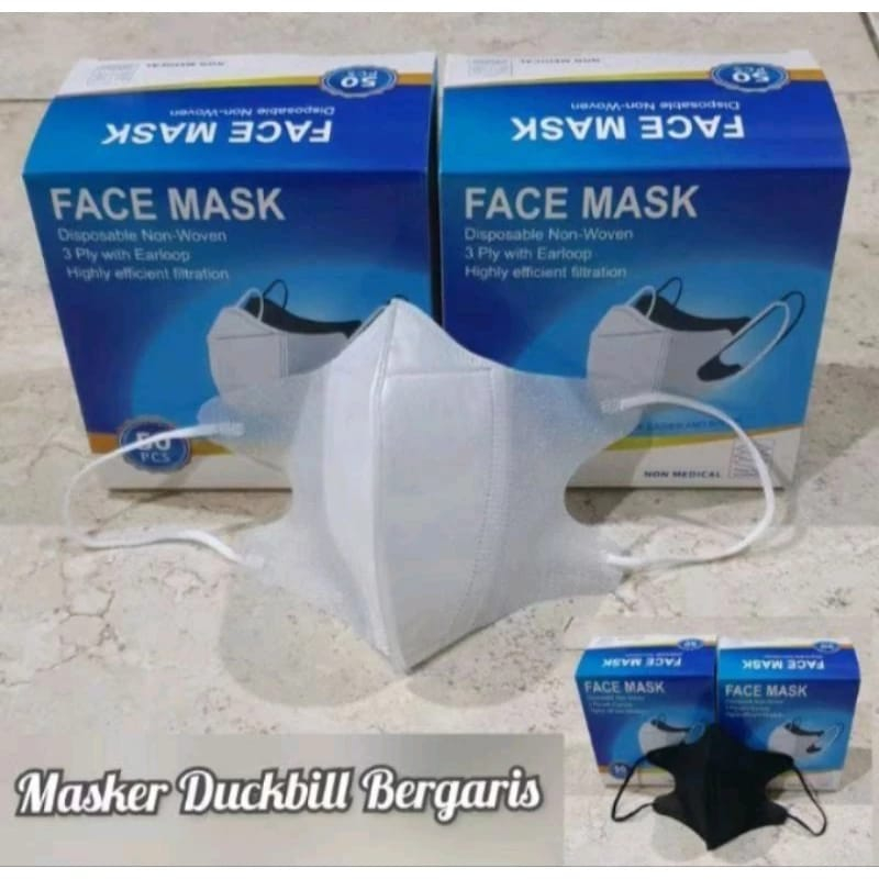 BI*   Masker duckbil isi 50 pcs