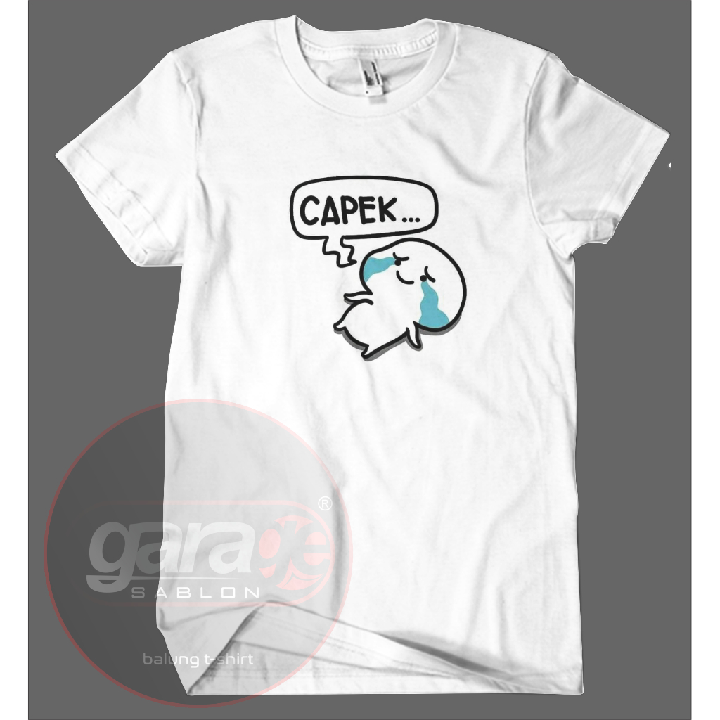 KAOS STICKER PENTOL bahan catton combed 30s