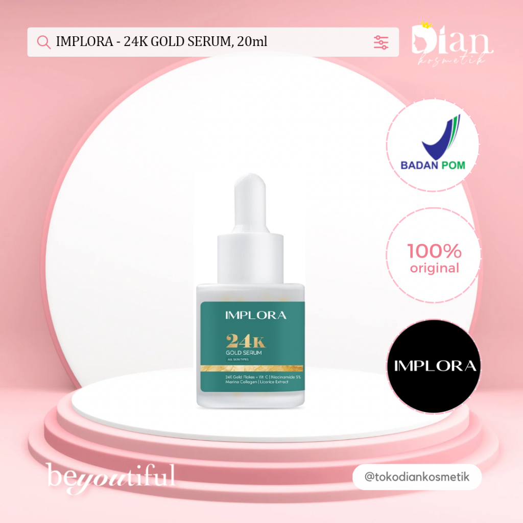 IMPLORA - 24K GOLD SERUM, 20ml