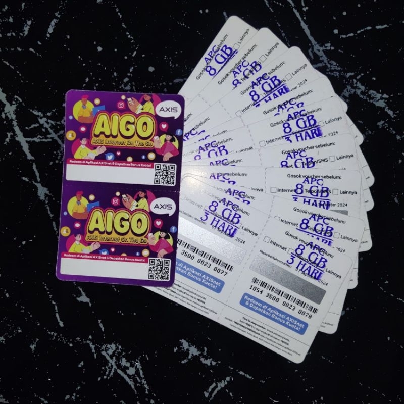 VOUCHER AXIS AIGO 8GB 3HARI