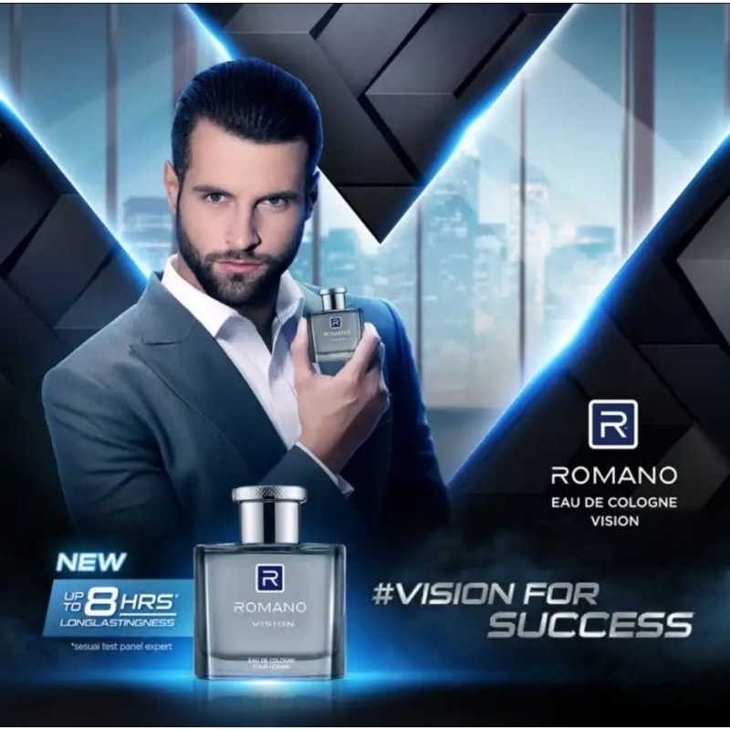Romano Eau De Cologne Parfum Pria Vision 50ml