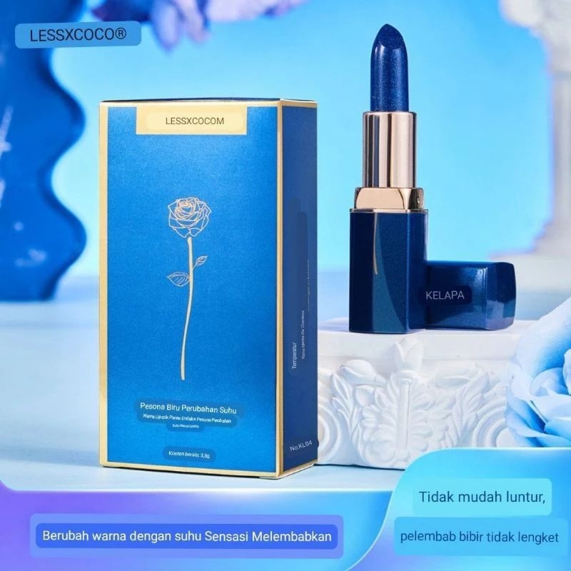 LEXXCOCO BLUE CHANGE LIPSTIK