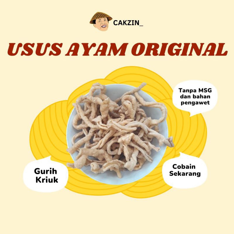USUS AYAM ORIGINAL 250 Gr