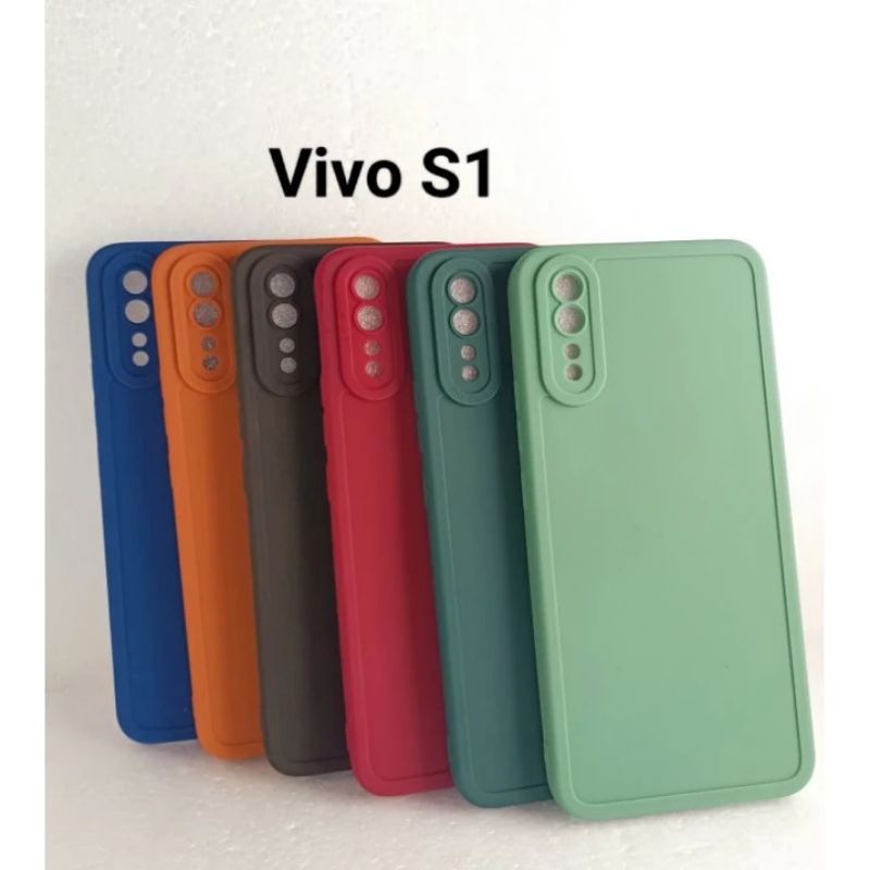 SOFT/CASE MACARON VIVO S1 TPU MATTE PRO CAMERA