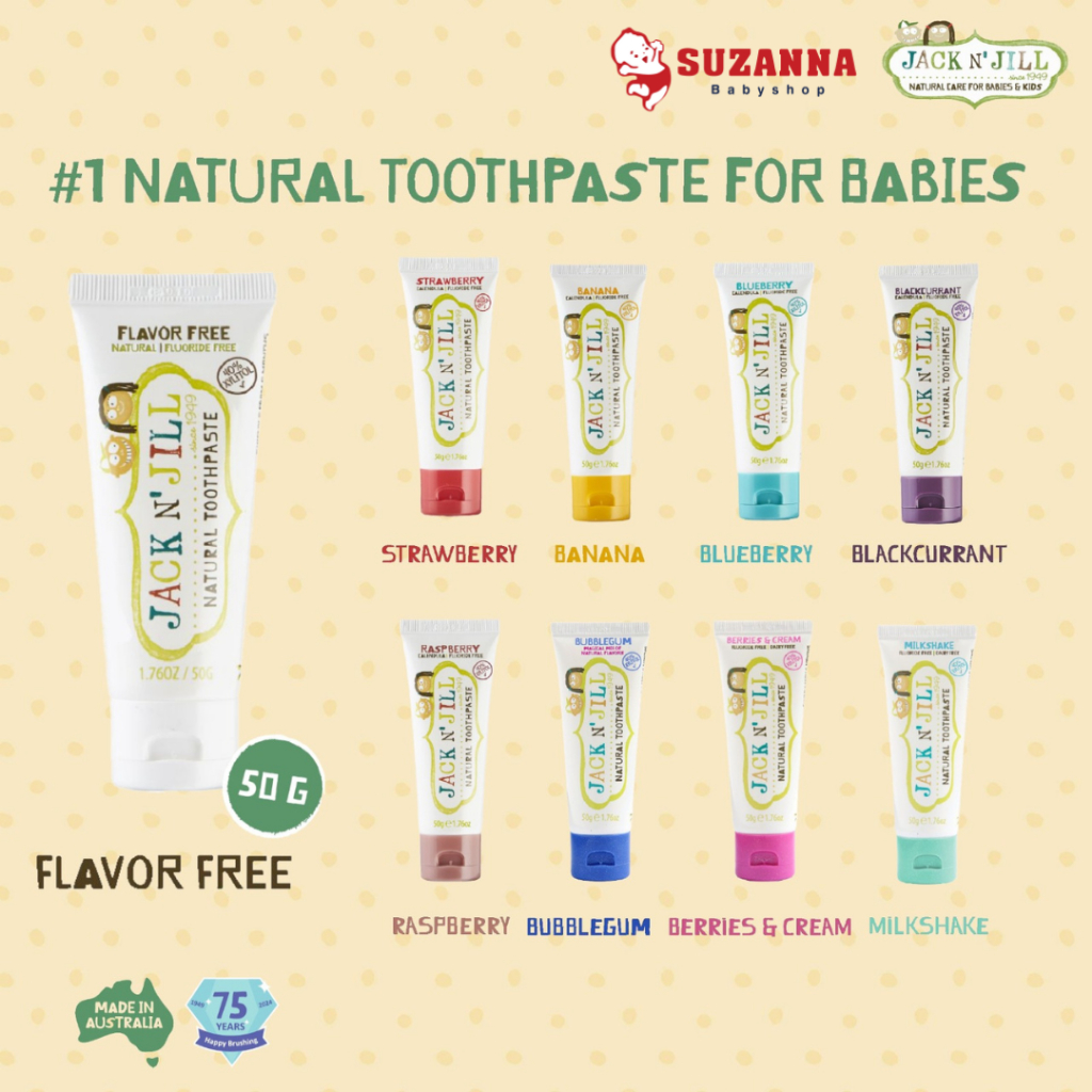 Jack N Jill Natural Toothpaste 50gr