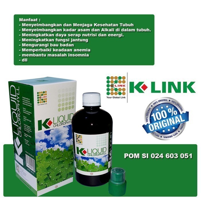 Chloropyll k link liquid Original Asli