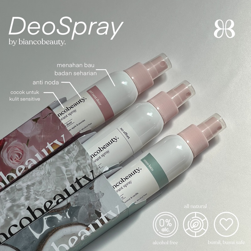 DEODORANT SPRAY BIANCOBEAUTY