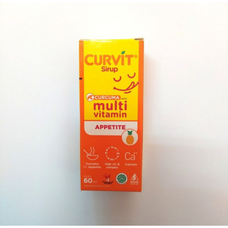 CURVIT sirup 60ml / multivitamin / suplemen makanan