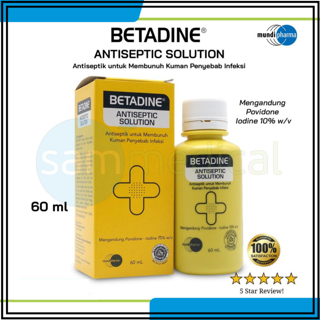 Betadine Antiseptic Solution 60 ml