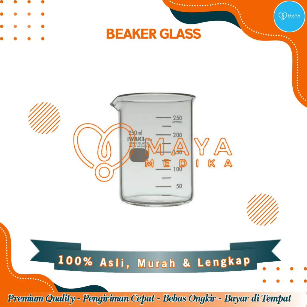Beaker Gelas 100cc Iwaki