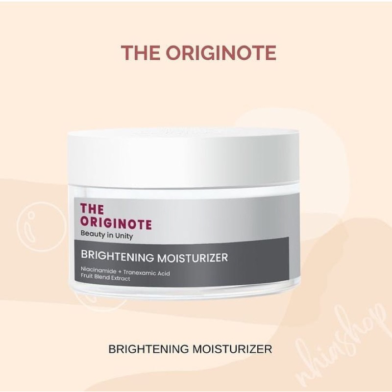 BRIGHTENING MOISTURIZER ORIGINOTE