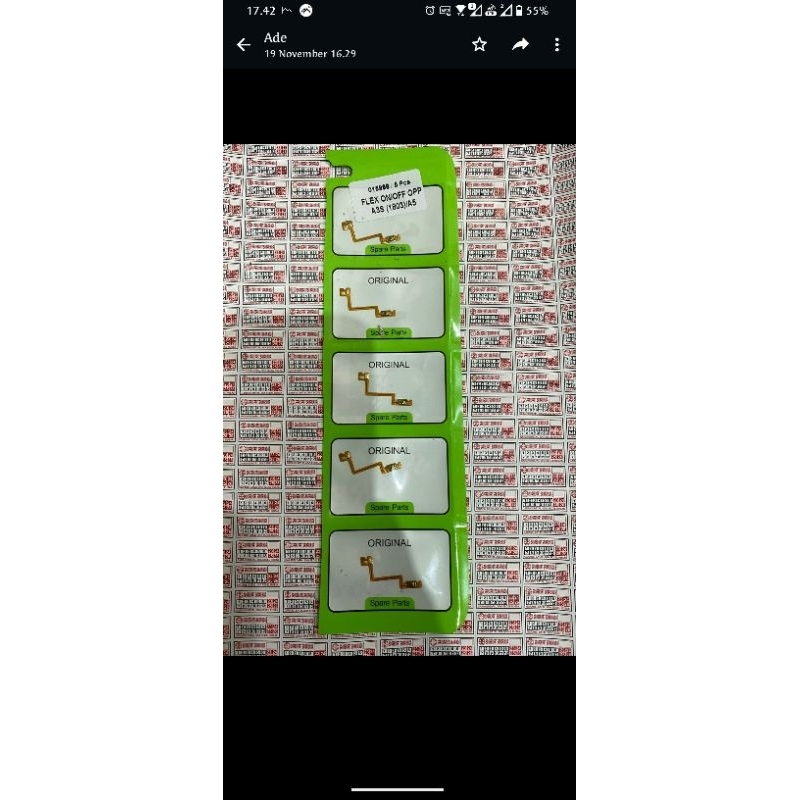FLEXIBEL ON OFF OPPO A3S/A5