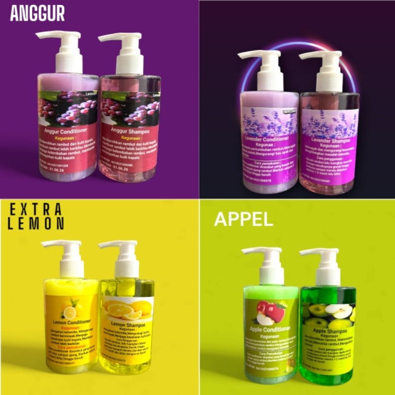 Paket Shampoo & Conditioner 300+300ml BPOM