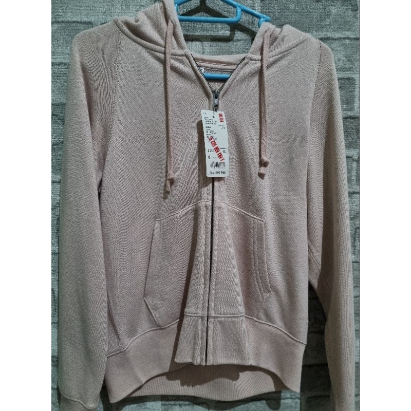 jaket resleting soft pink