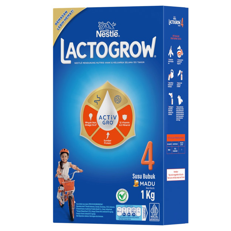 LACTOGROW 4 MADU KEMASAN 1 KG