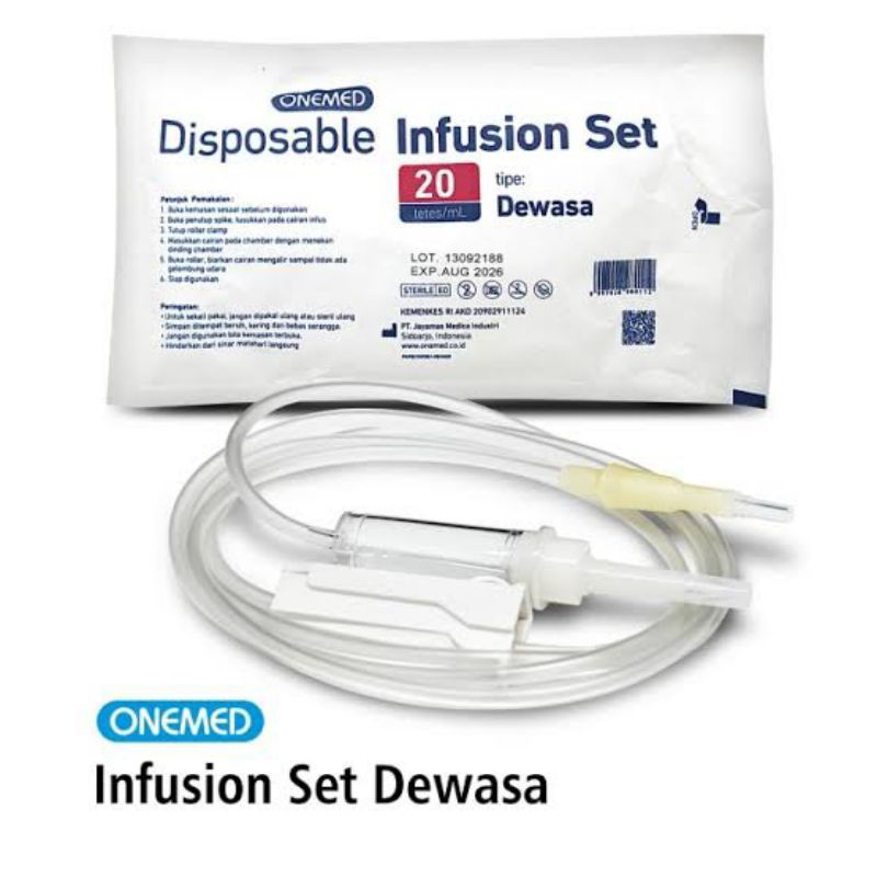Infus Set Dewasa Onemed 1 Pcs