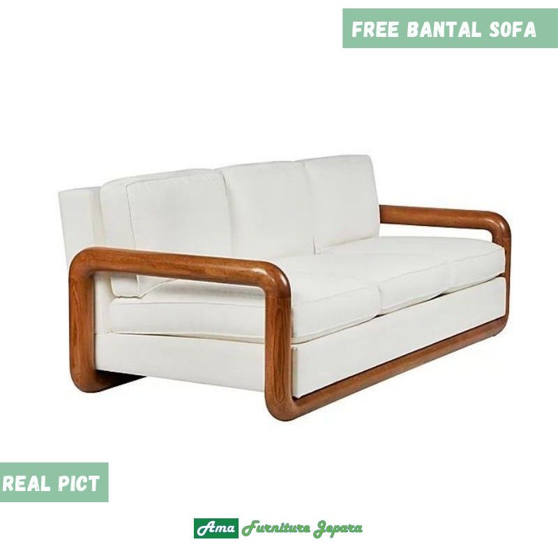 KURSI SOFA TAMU JATI SOLID, SOFA TAMU X JATI SOLID, SOFA 3 DUDUKAN