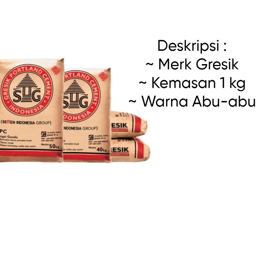Semen Gresik Repack Eceran 1 Kg