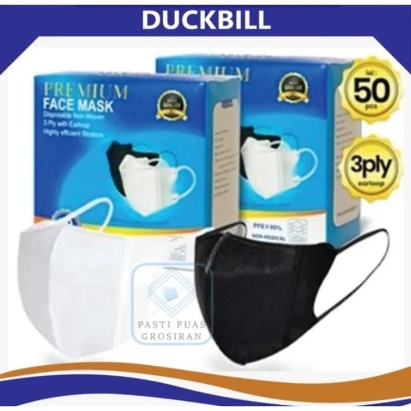 masker duckbill 3ply