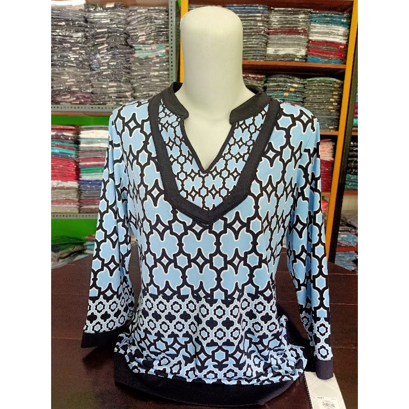 Blouse wanita tunic branded original Dana Buchman