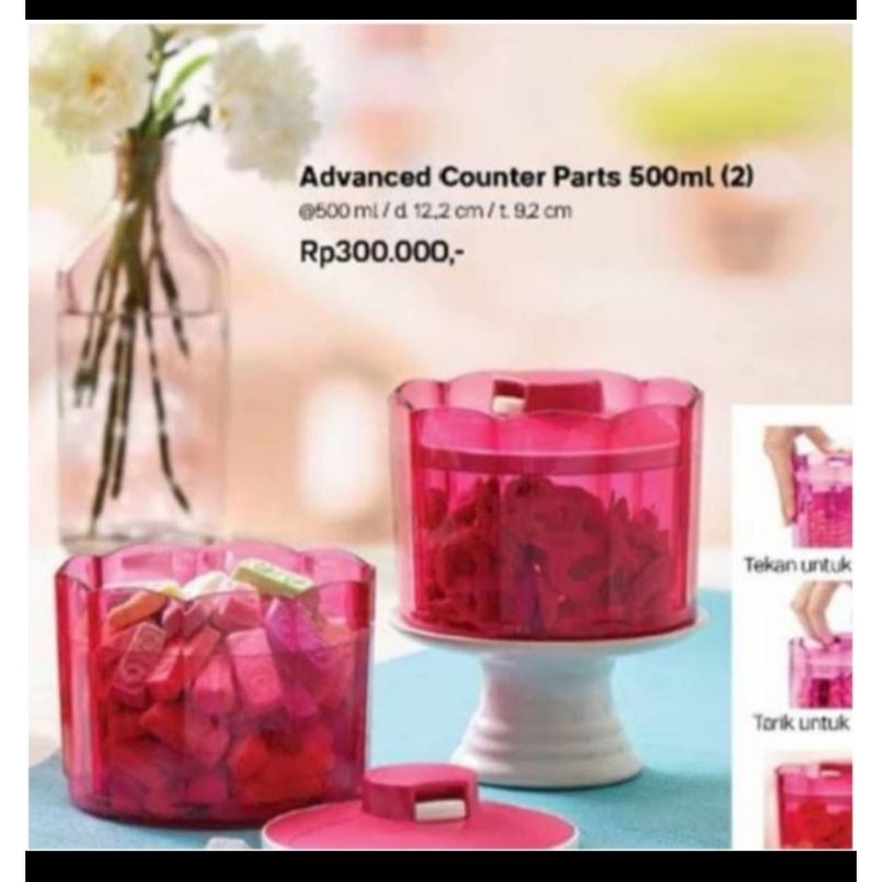 tupperware small advan counterpart 500 ml 1 pcs