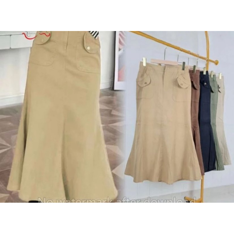 Rok cargo mermeid soft jeans/import