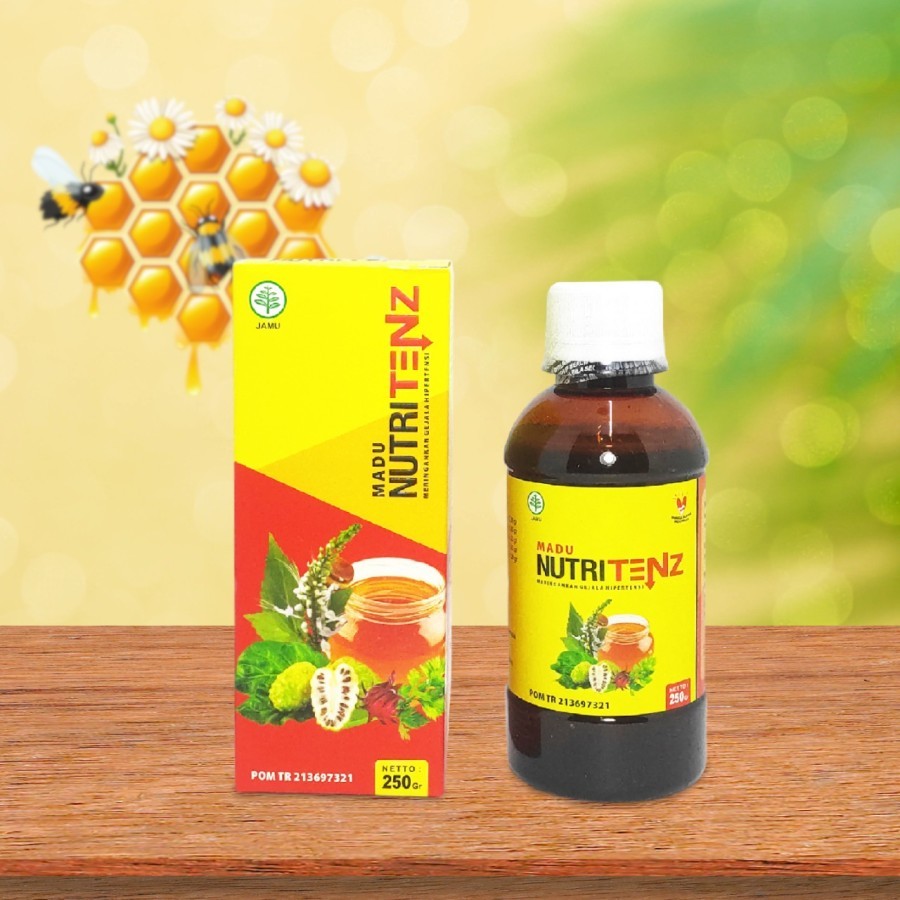 NUTRITENZ Madu Herbal Menurunkan Darah Tinggi