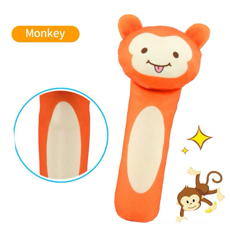 Rattle Doll Monkey (Boneka mainan tangan bayi)