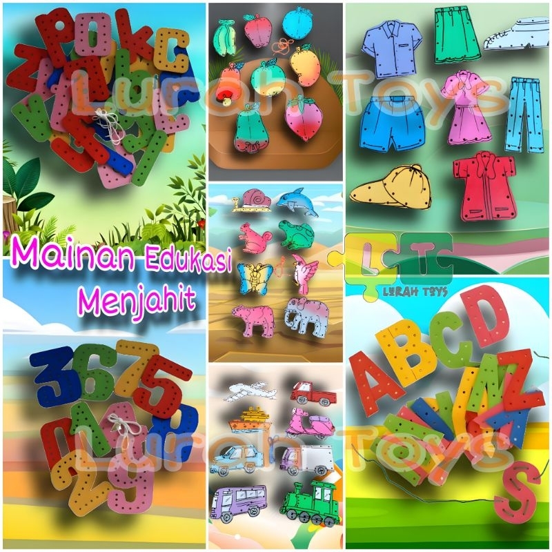 Mainan Edukasi Menjahit