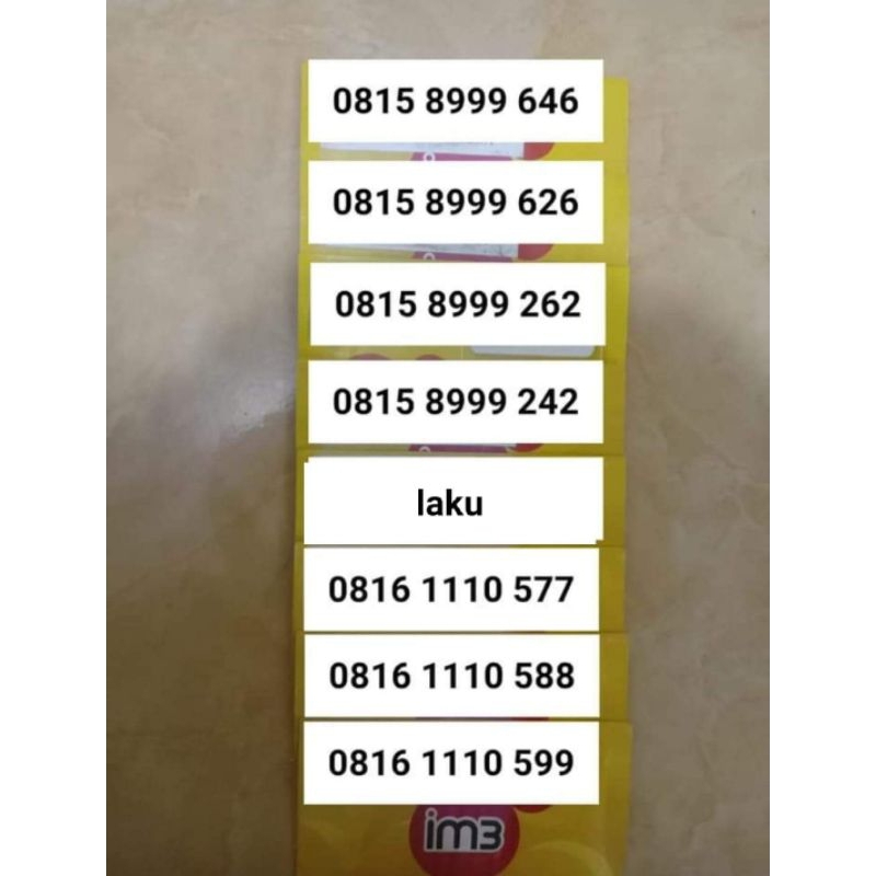 Indosat 11 digit