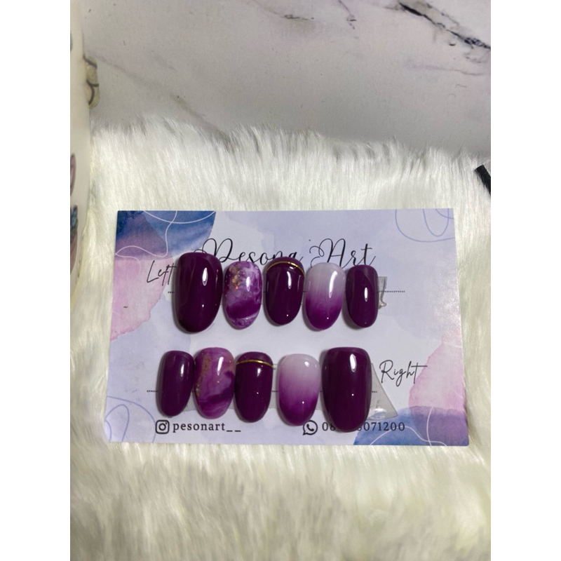 PESONA - Dark Purple Design