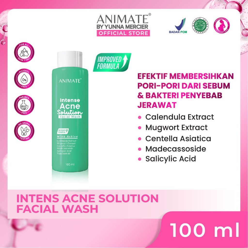 Animate Acne Solution Facial Wash