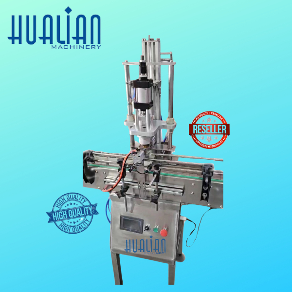 Automatic Perfume Crimping Clamping Type Cap Closing Machine