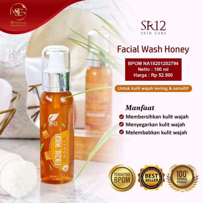 facial wash honey