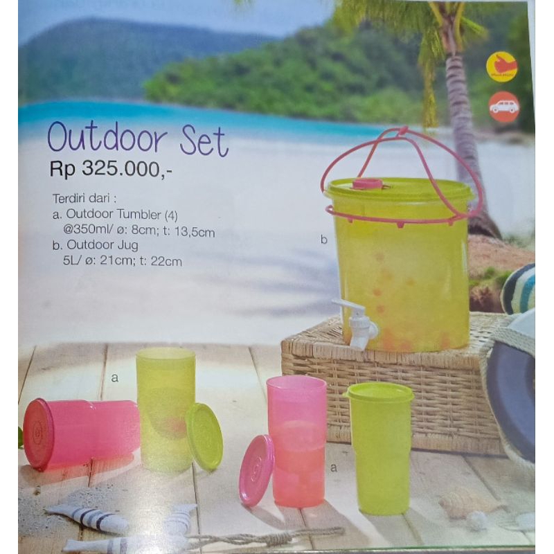 TUPPERWARE 100% ORI Outdoor Set