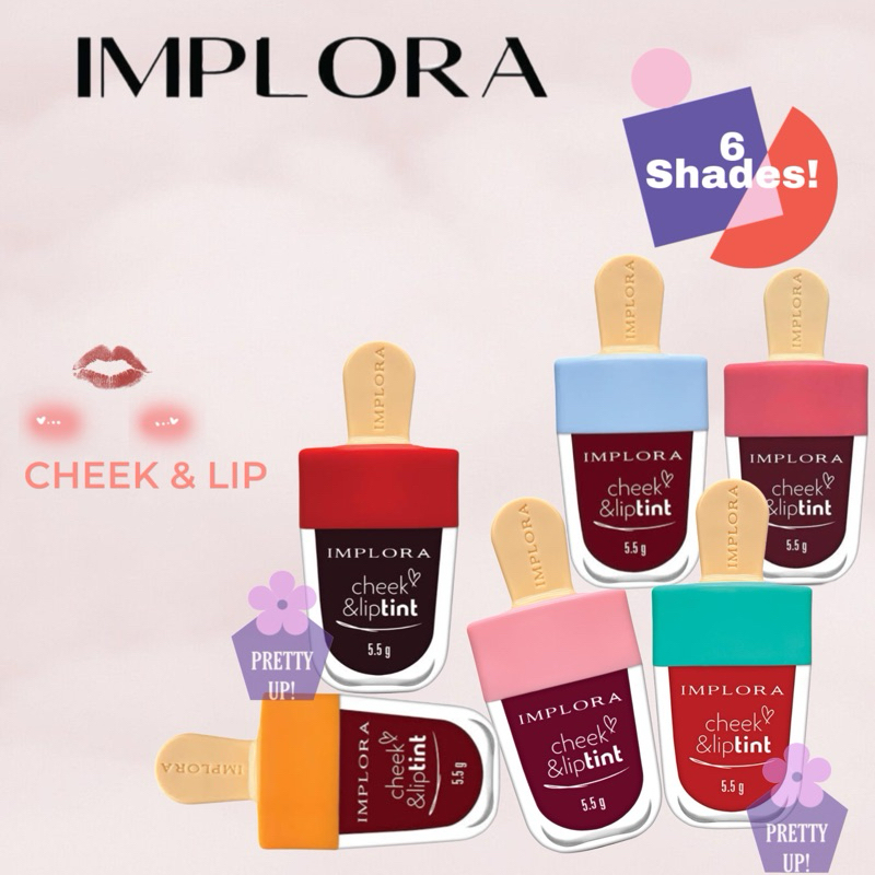 [PRETTY UP] IMPLORA Cheek & Liptint Lip Tint