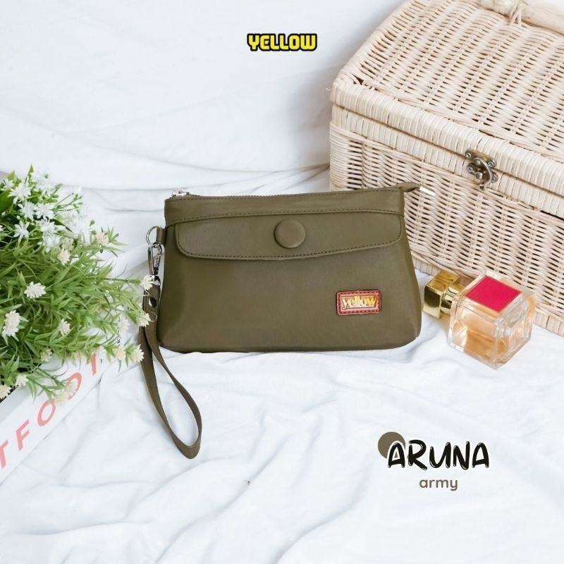 Aruna pouch by yellow (ready stok)
